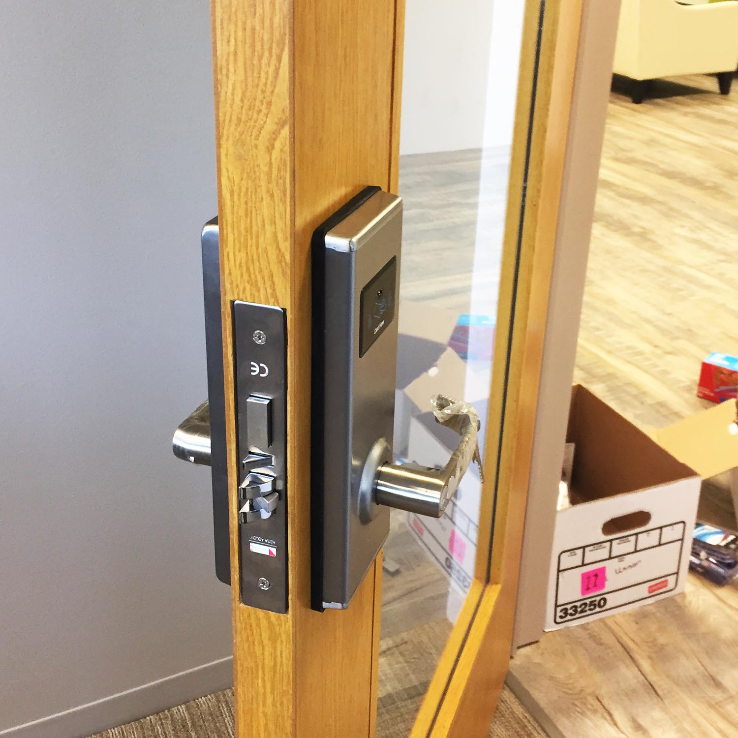 BS-103 RFID MORTISE DEADBOLT WEATHERPROOF HOTEL CARD LOCK